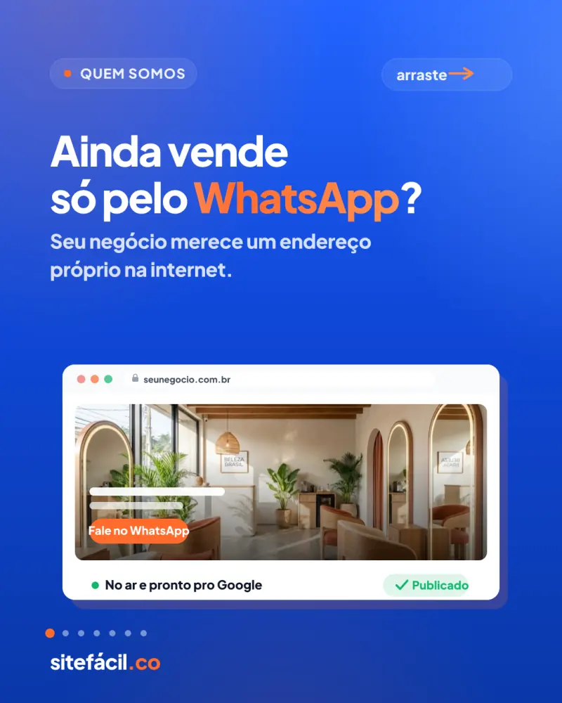 Capa de carrossel do Site Fácil